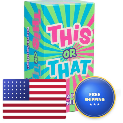 Dyce This Or That Party Game Family Card Game Easy Either/Or Choices Fun