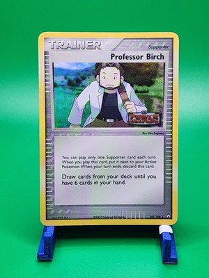 Professor Birch EX Power Keepers 80/108 Holo STAMPED Pokémon Card