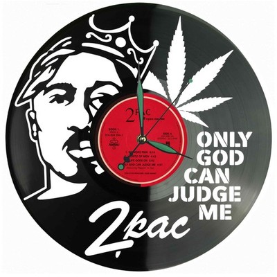2Pac Vinyl Wanduhr Uhr Geschenk Geburtstag Urlaub Kunst Geburtstag Gift