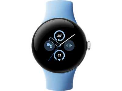 GOOGLE Pixel Watch 2 (LTE) Smartwatch Aluminium Fluorelastom NEU + OVP