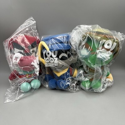 Official Youtooz Sly Cooper, Murray & Bentley Licensed Authentic Plush Lot of 3