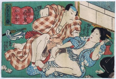 Shunga - Farbholzschnitt - Japan - Edo Periode - Ukiyo-e