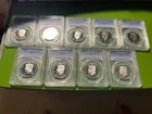 1994,96,97,00,02,03,09,10,23 S Silver Kennedy PCGS PR70 Set