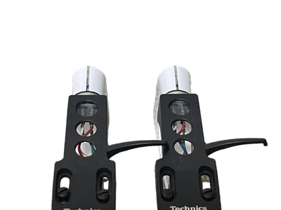 SHURE M44-7 Cartridge Pair w/ Genuine Stylus on Technics Headshell