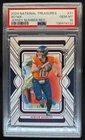 2024 National Treasures Bo Nix RC Jersey Number Red #9/10 Broncos PSA 10