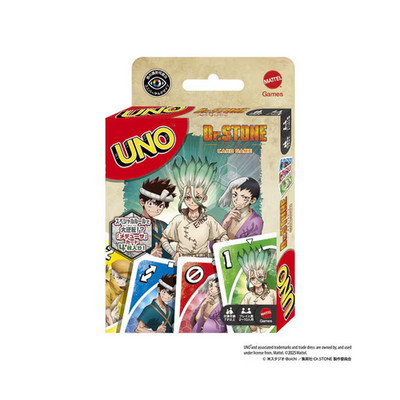 UNO Dr.stone Card Game 112 sheets (Added 4 Secret Cards) NEW from Japan