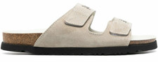 Palm Angels Logo Printed White/Grey Slide Sandals Size 45 12M 