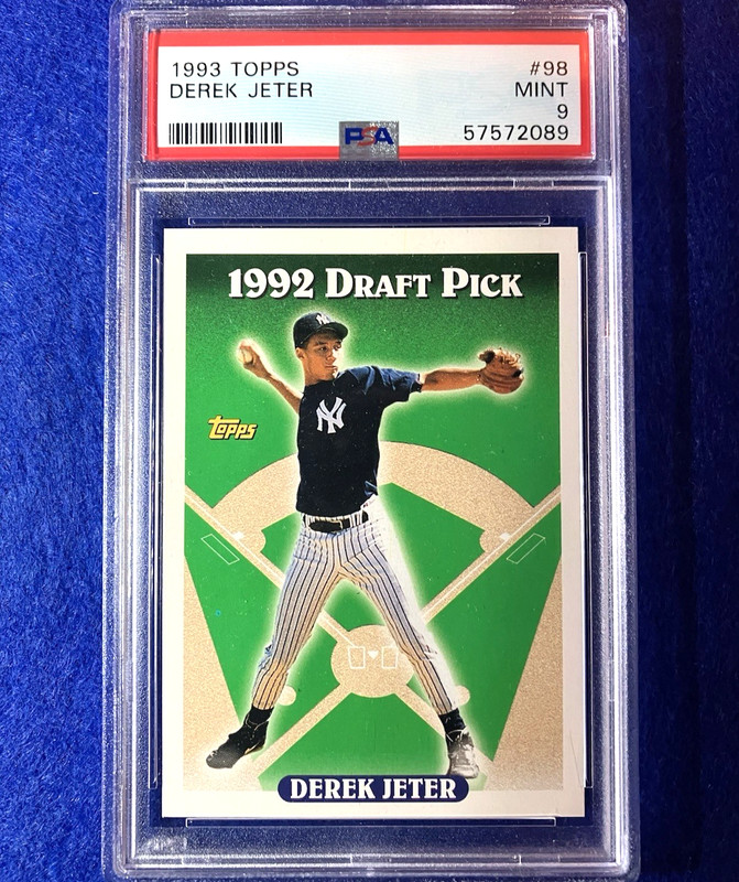 1993 Topps Derek Jeter #98 PSA 9 MINT Iconic Rookie RC HOF NY Yankees MINT