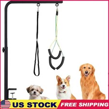 Heavy Duty Grooming Clamp Adjustable Arm Restraint Tool Dogs Cats Portable New