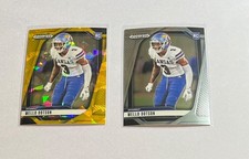 Mello Dotson Rookie 2025 Prizm Draft Picks Gold Ice #42 & Prizm DP #42