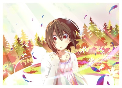 Playmat Desk Mat Anime kokoro connect girls inaba 24x14in