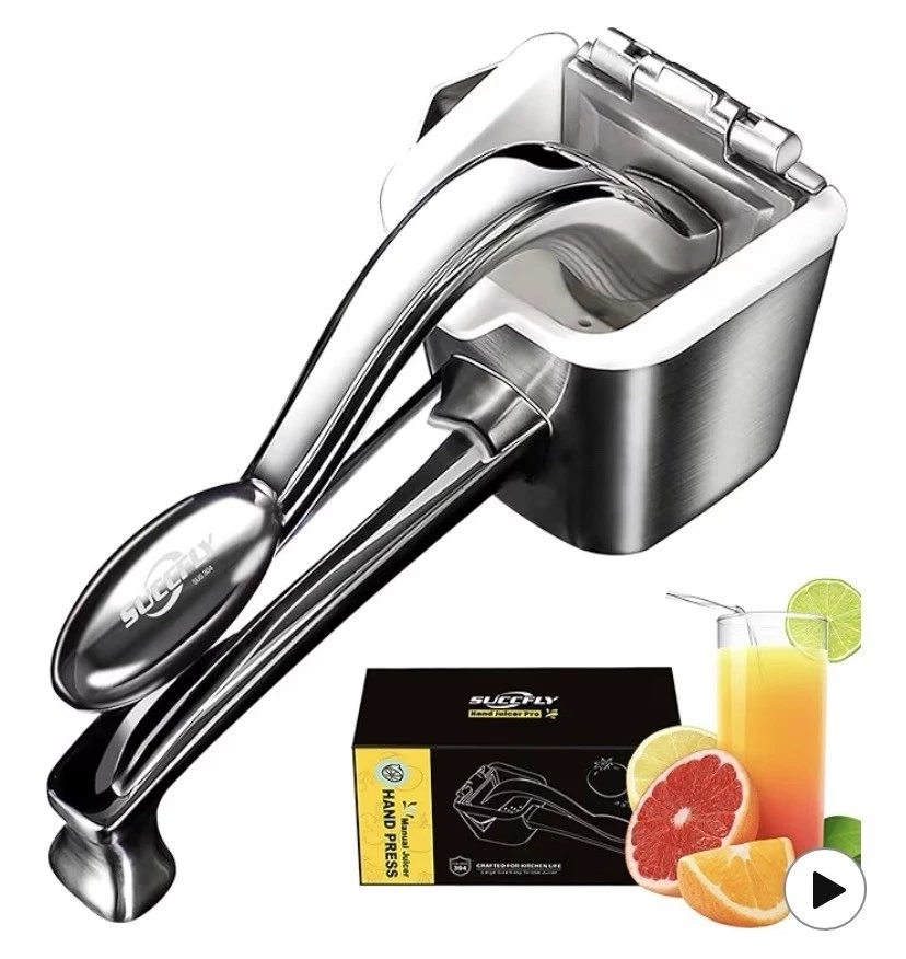 Heavy Duty Stainless Steel Manual Citrus Juicer Hand Press Fruit Squeezer New
Opens in a new window 
