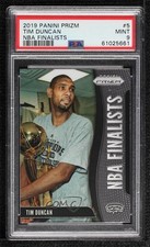 2019-20 Panini Prizm NBA Finalists Tim Duncan #5 PSA 9 MINT HOF 0h5h