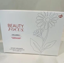 Nu Skin Beauty Focus Collagen+ Strawberry | Nuskin Liquid Collagen Exp 04/2026