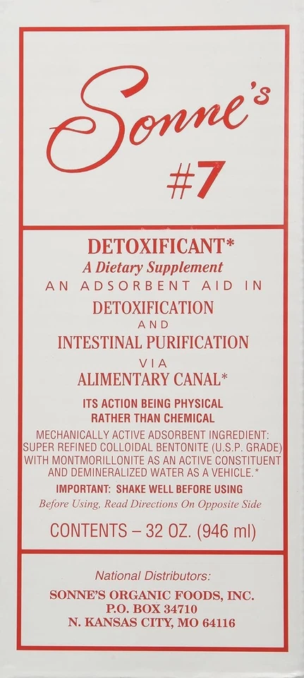 32oz Detoxification Formula with Bentonitic Clay - Ultimate Digestive Relief - Image 2 of 4