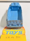 Vintate Auburn Blue Rubber Fire Cargo Delivery Toy Truck — photo 3