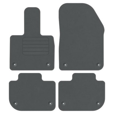 Velours Fußmatten für Vinfast VF8 Elektro ab Bj. 2022 Automatten Neu GRAU STD