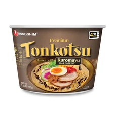 Nongshim Tonkotsu Ramen w/ Kuromayu Noodle Big Bowl - 6-Pack, 3.56oz Each