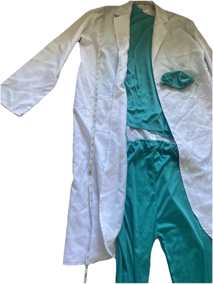 Smiffys Men’s Doctor Halloween PartyCostume | Top, Trousers, Mask & Coat Size L - Image 3 of 4