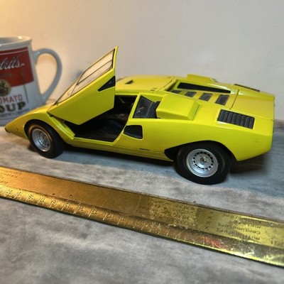 Kyosho Yellow Lamborghini Countach 1/18 - AS IS READ! | eBay