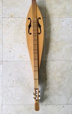 Vintage Mountain Dulcimer Instrument 4 Strings 37.5" Length