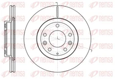 REMSA 61215.10 Brake Disc for Mazda, Mitsubishi