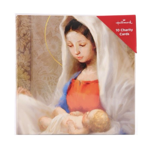Christmas Card Charity 10 Pack Traditional/Mother Child/Religious/Mary Joseph - Picture 7 of 9