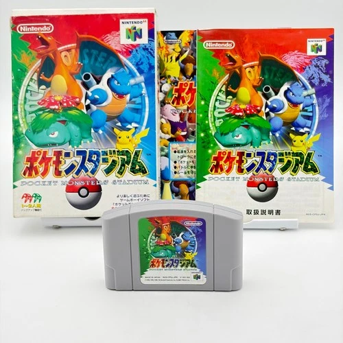 N64 Pokemon Stadium Japanese Version NTSC-J Boxed Nintendo 64