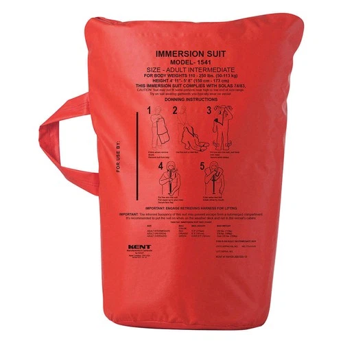 KENT SAFETY  Immersion Suit Repl Bag,RD,15.5lb Buoy 59ME34 - product listing photo