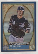 2021 Gypsy Queen Box Topper Chrome Indigo Refractor 107/150 Yasmani Grandal sy1