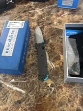 Benchmade Bugout Pocket Knife 535-3 Carbon Fiber Custom Damascus Blade