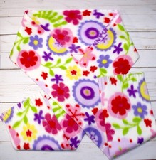 Soft Fleece Floral Scarf