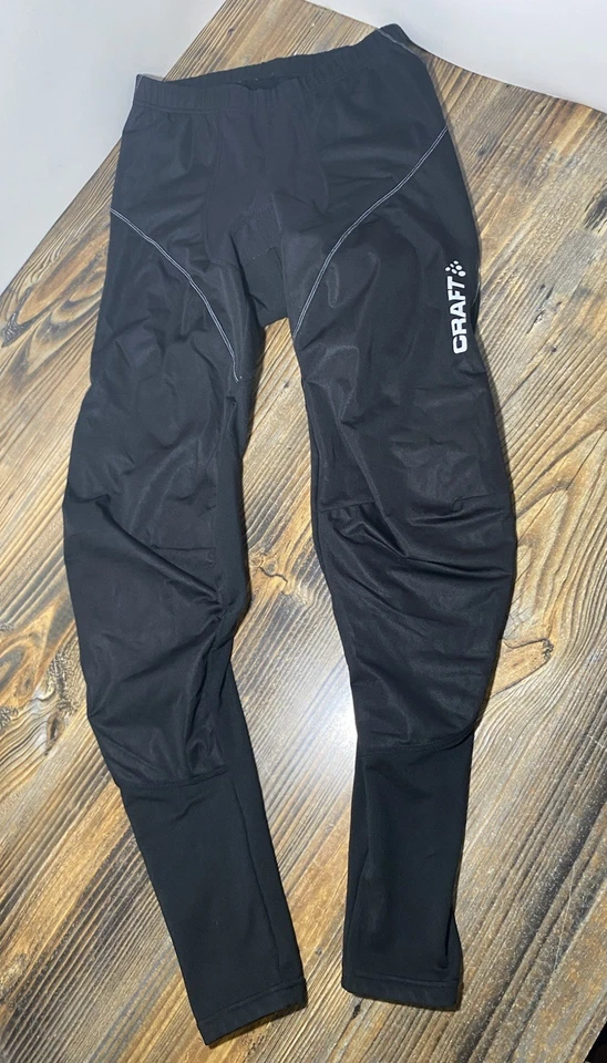 Pantalones de entrenamiento Craft VentAir X Wind Mallas pequeñas negras para correr ciclismo para hombre Foto 2 de 4