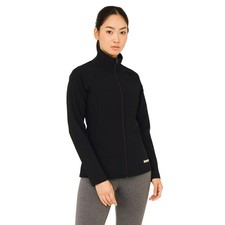 Merrell Black Softshell Jacket Full Zip Outdoor Hiking Activewear Gorpcore Med