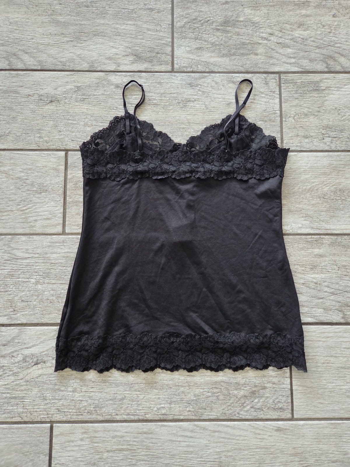 White House Black Market Lace Trim Cami Tank Top Women’s Small New W/ Tags