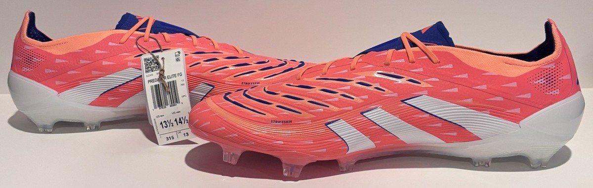 Adidas Predator Elite FG Soccer Cleats “Coral Blaze Pack” (JI1083) Mens 8.5 NEW Predator Elite FG - Coral Blaze Pack (JI1083) | Ultra Football main image 3