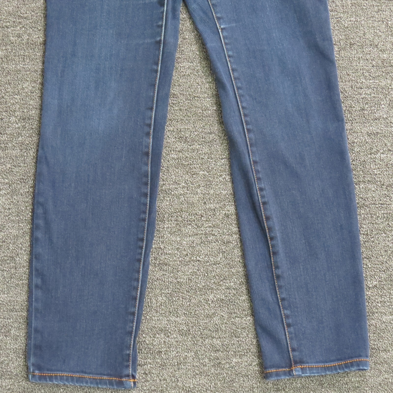 INC Denim Jeans Womens Size 6 Skinny Leg Curvy Fit Solid Blue eBay