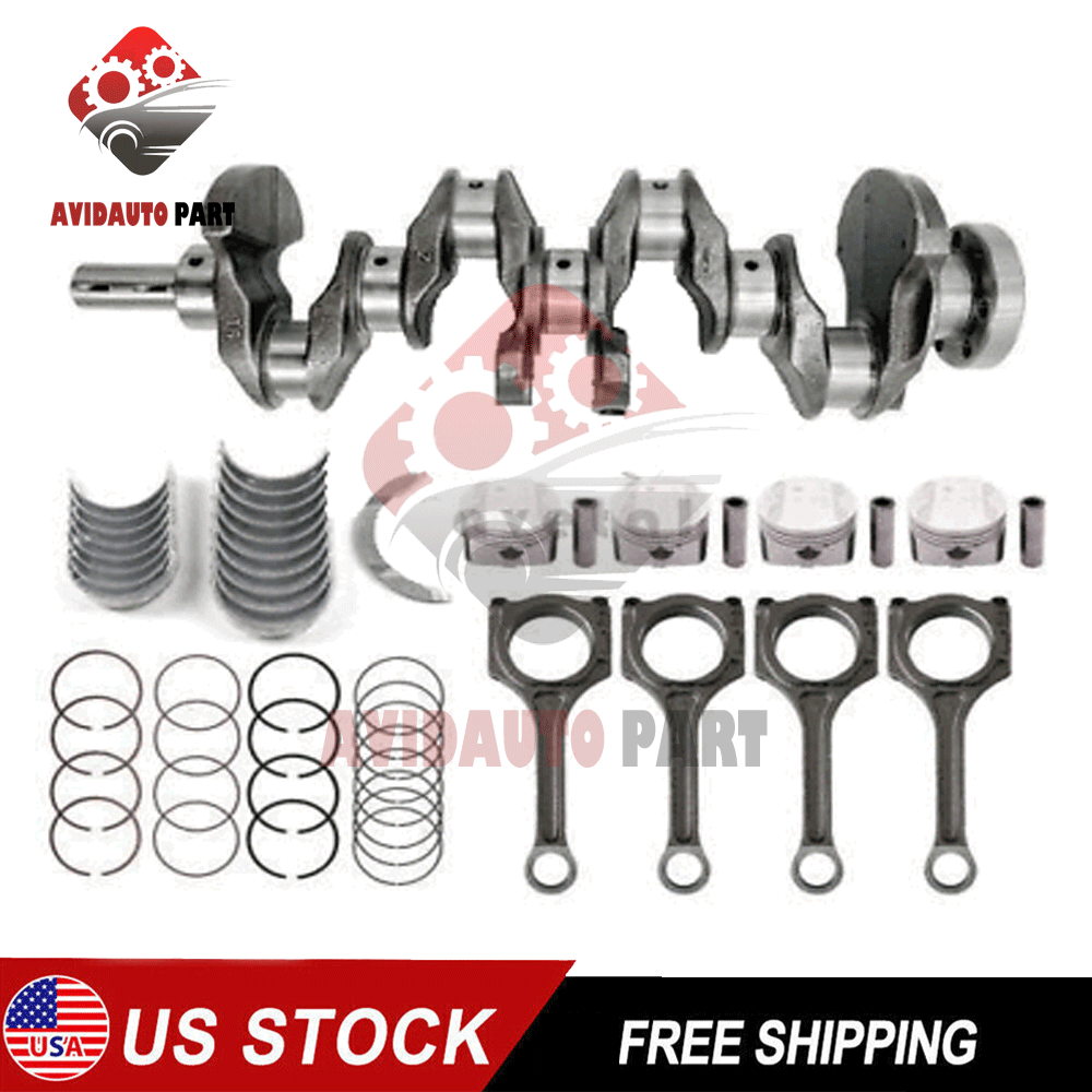 G4KD 2.0L Engine Crankshaft Rods Piston Kit & Bearing Set For Hyundai Kia Optima