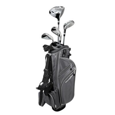 PowerBilt Junior Boys' Silver Series Ages  9-12 RH Golf Club Set New!