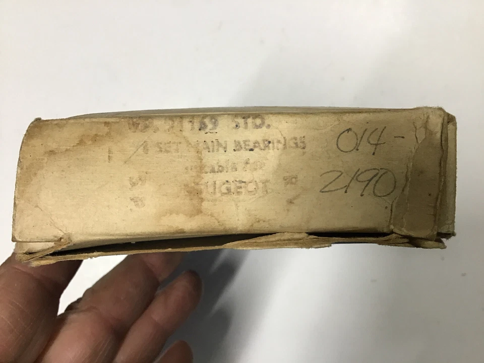 Peugeot 504 1968-70 STD. Vandervell Main Bearing Set - Image 2 of 2