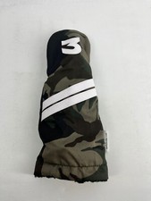 Sunfish Golf Canvas Knit 3 Fairway Headcover Military Camouflage Green Camo