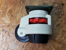 FOOT CASTER GD-100 Leveling Caster - 750KG - 1600lb - 75mm Nylon Wheel 4 x 4-1/2