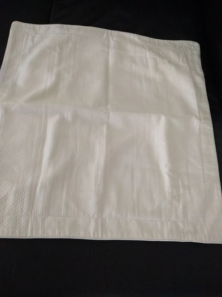 Ralph Lauren 2 piezas fundas de almohada marfil euro algodón 28" X 28" Foto 3 de 4