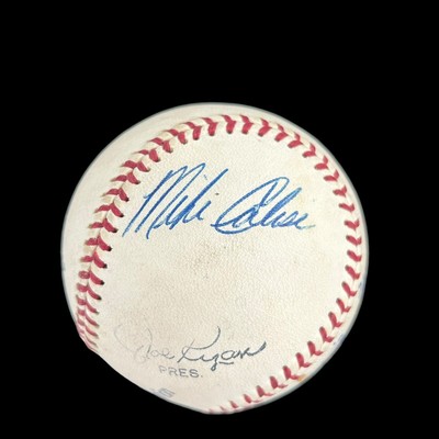 Mike Calise A. Ray Smith autographed baseball louisville redbirds