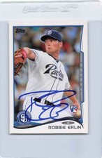 2014 Topps #281 Robbie Erlin Padres Signed Auto *J3817