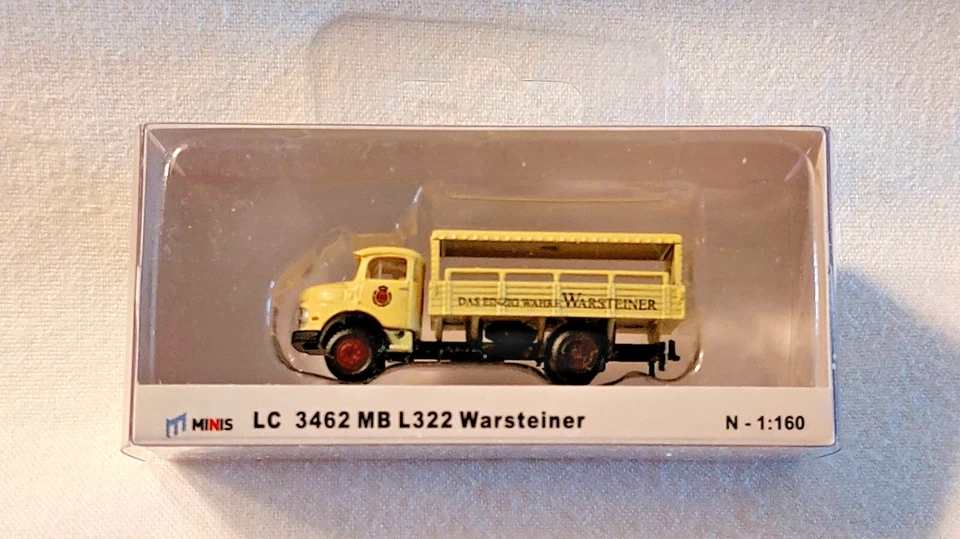 MINIS Modellauto  MB L322  Warsteiner Nr. LC 3462  1:160 OVP