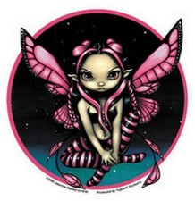 JASMINE BECKET-GRIFFITH STICKER New Pink Fairy Decal - PRINT IMAGE PHOTO -G10