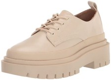 Steve Madden Women's Malene Platform Loafer, Bone