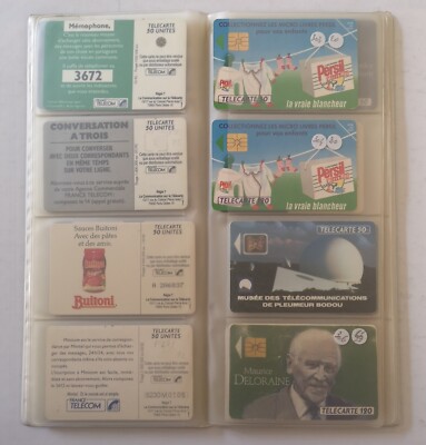 album No. 3 with 21 telecards from the year 1992 11 pages plastic FRANCE TELECOM
