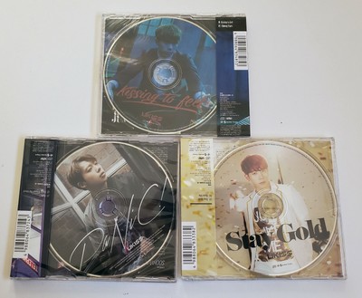 3 U-KISS Singles PaNiC! Kissing to Feel Stay Gold Hoon Ver. CD Lot 